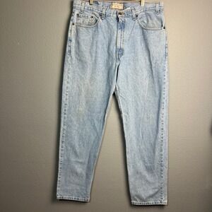 Vtg Levi Strauss Relaxed Fit Jeans Mens‎ W38 L34 Light Wash Denim Casual Grunge